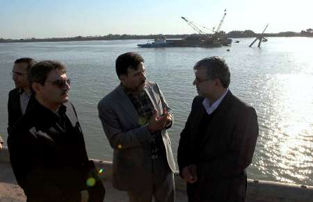 پروژه شناورسازی بزرگترین کشتی غرق شده در بندر خرمشهر
