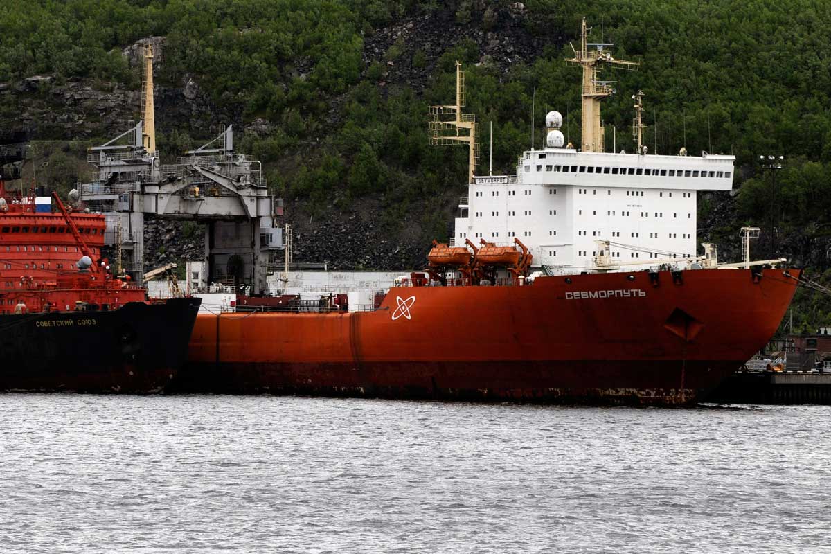 اولین کشتی با سوخت هسته‌ای در مسیر دریای شمال