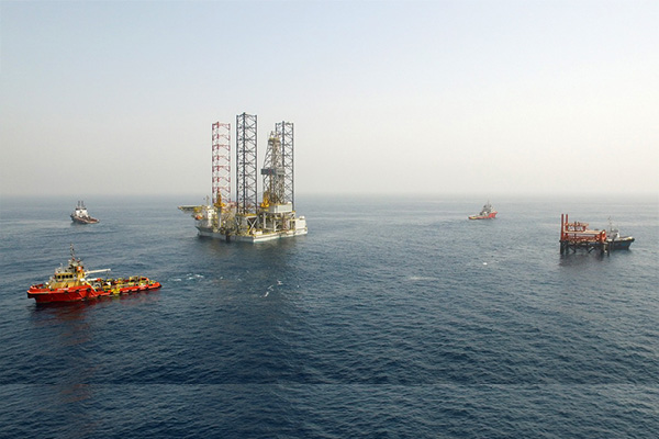 حفاری 9 حلقه چاه نفت و گاز در خلیج فارس
