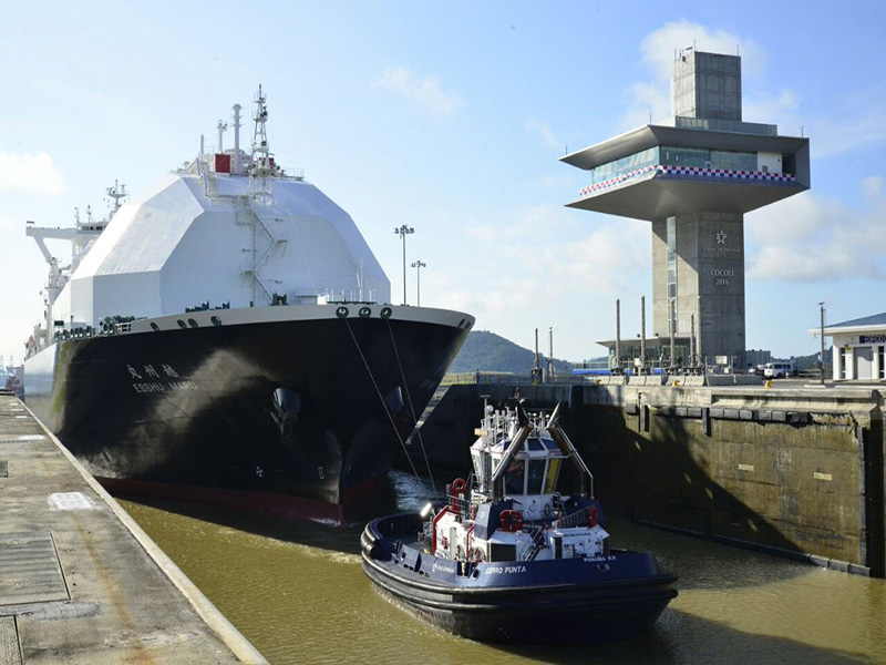 تصمیم جدید کانال پاناما برای ارتقاء ترانزیت LNG