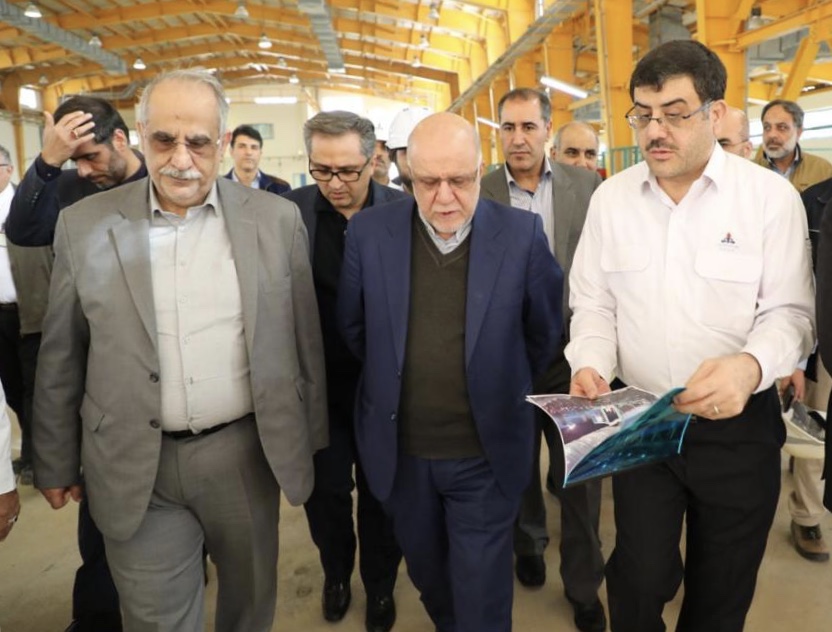 بازدید وزیر نفت و مدیرعامل شرکت ملی نفت ایران از پارس جنوبی